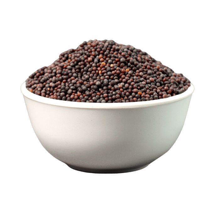 brown mustard in a bowl
