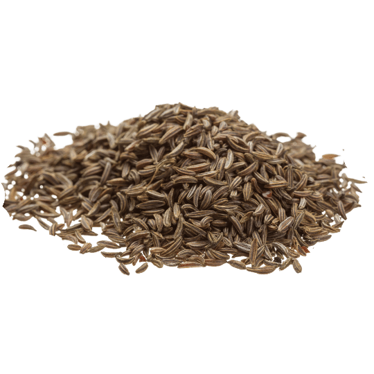 caraway seeds in a pile