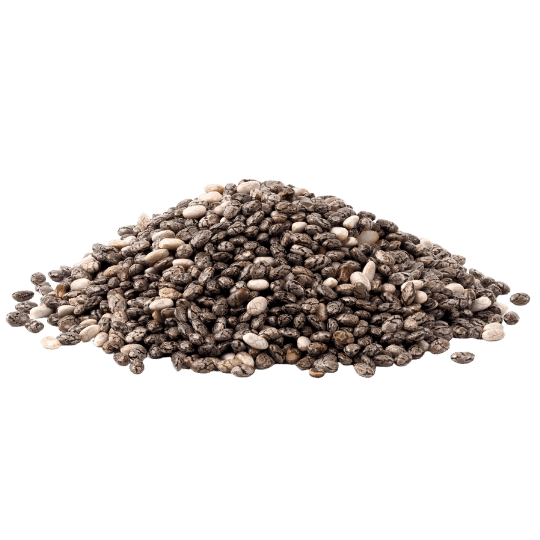 chia seeds in a pile