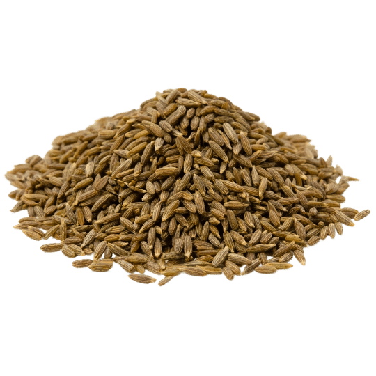 cumin seeds in a plie