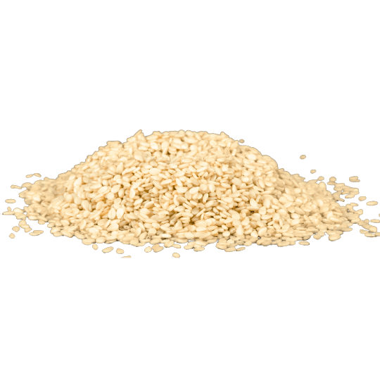 sesame seeds in a plie