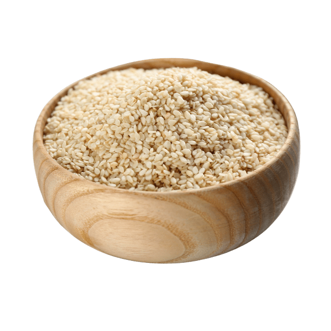 sesame seeds in bowl