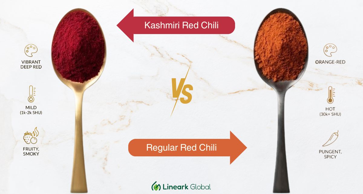 Kashmiri vs Regular Chili