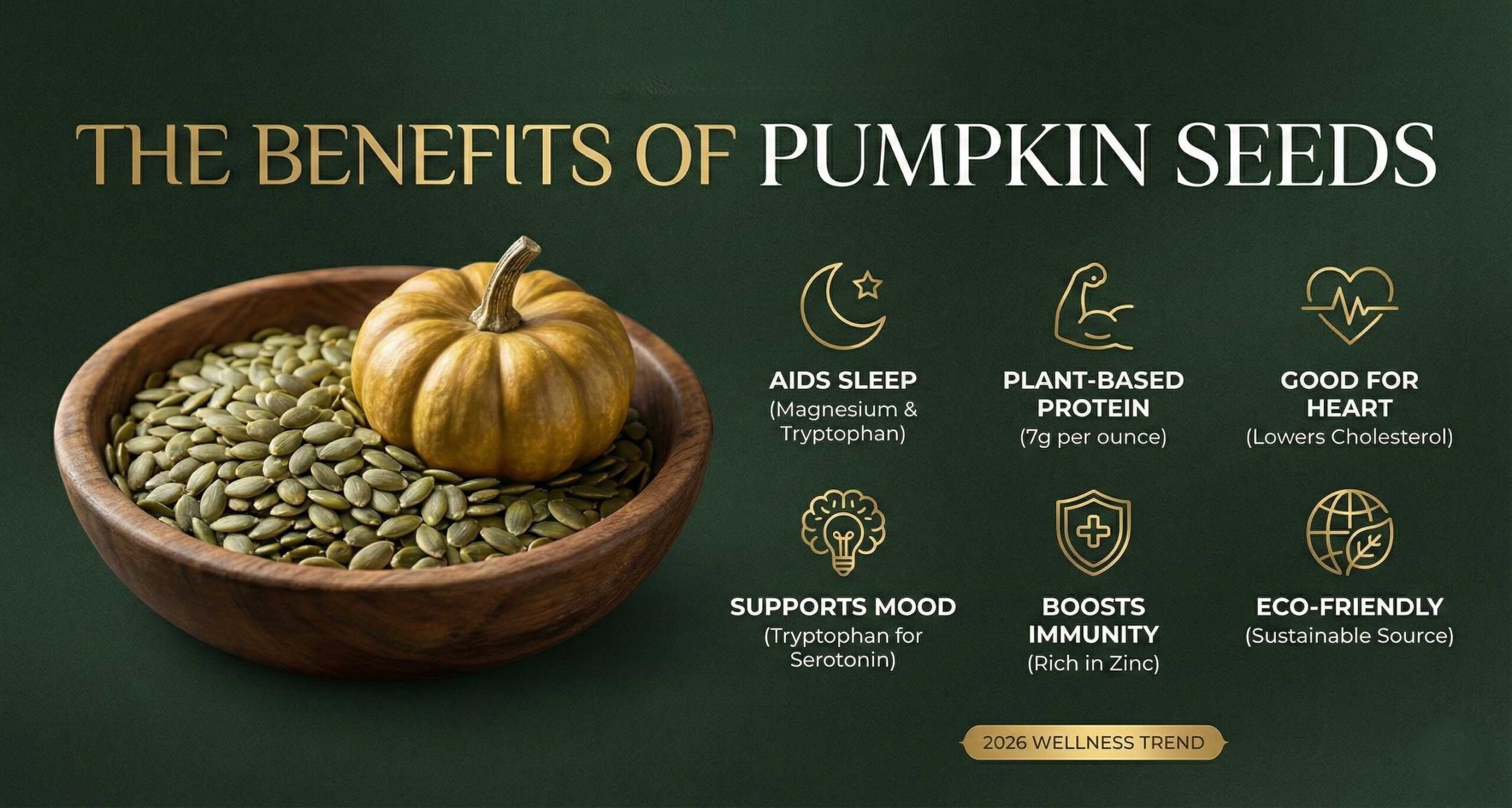Benefits of Pumpkin Seeds, the 2026 protein powerhouse
